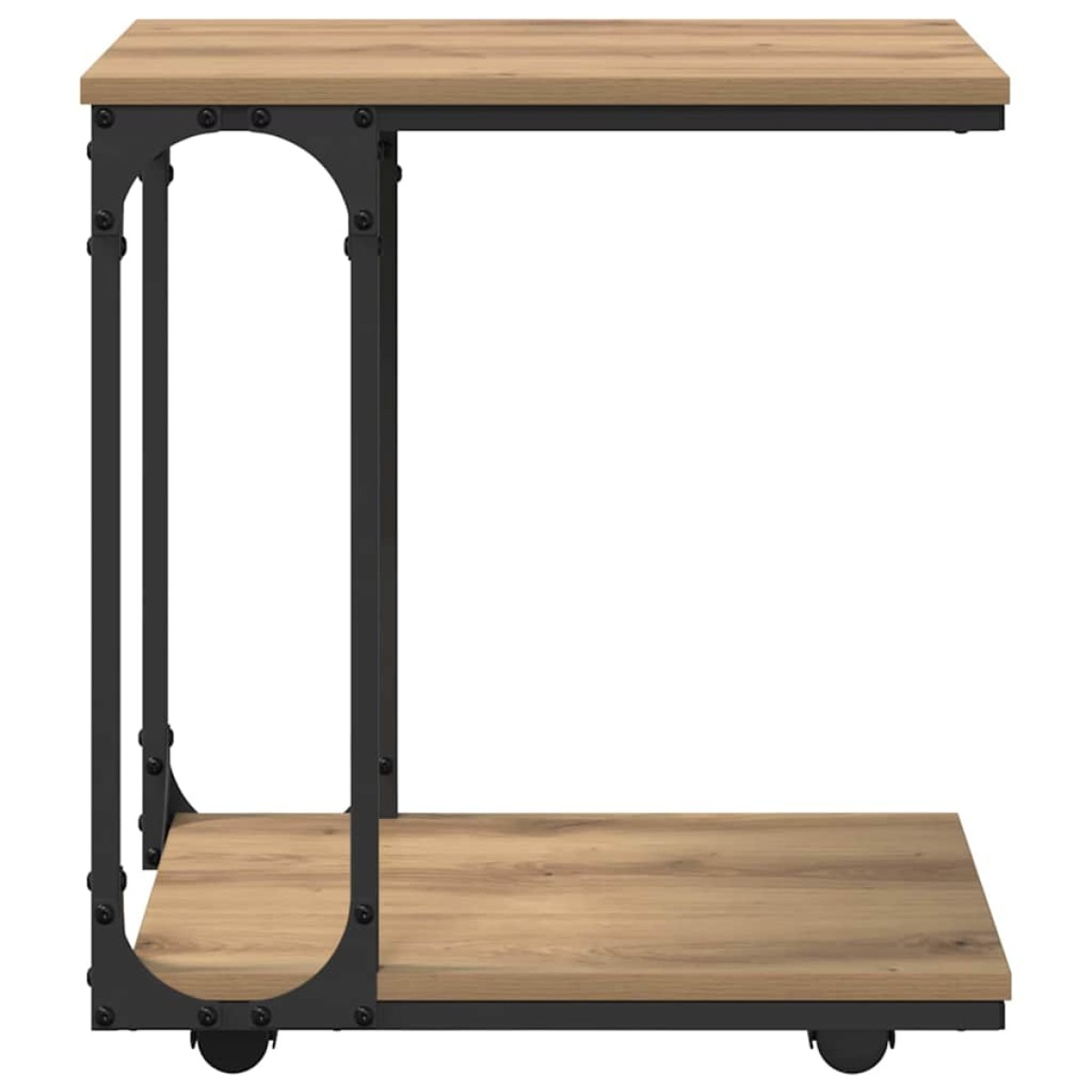 vidaXL Τραπεζάκι Πλευράς Artisan Oak 50 x 35 x 55.5 εκ.