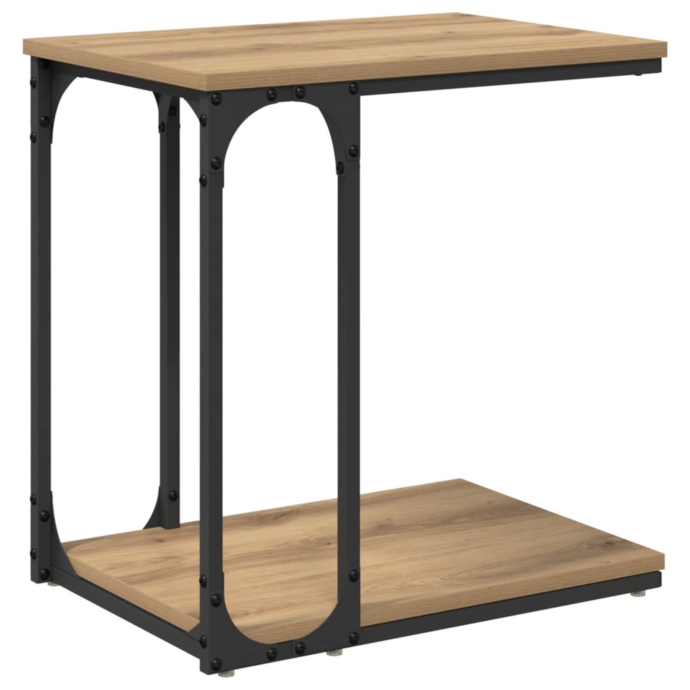 vidaXL Τραπεζάκι Πλευράς Artisan Oak 50 x 35 x 52 cm