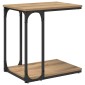 vidaXL Τραπεζάκι Πλευράς Artisan Oak 50 x 35 x 52 cm