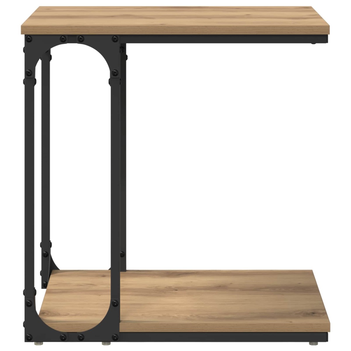 vidaXL Τραπεζάκι Πλευράς Artisan Oak 50 x 35 x 52 cm