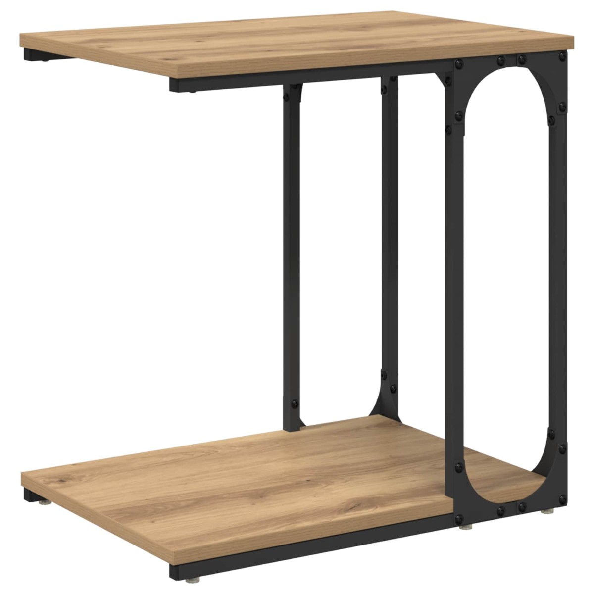 vidaXL Τραπεζάκι Πλευράς Artisan Oak 50 x 35 x 52 cm