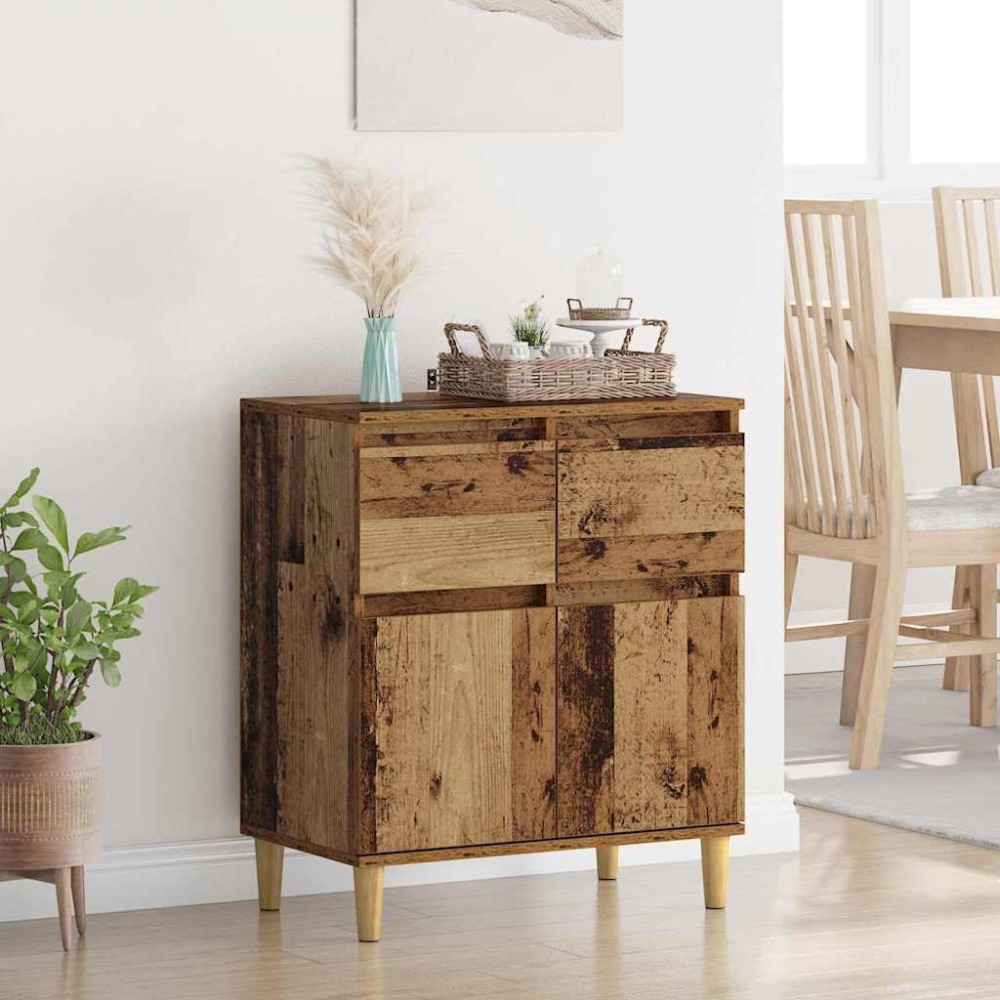 vidaXL Πλαϊνό γραφείο Παλιό Ξύλο 60 x 35 x 70 cm Επεξεργασμένο Ξύλο