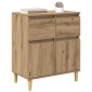 vidaXL Πλαϊνό γραφείο Artisan Oak 60 x 35 x 70 cm Επεξεργασμένο Ξύλο