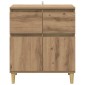 vidaXL Πλαϊνό γραφείο Artisan Oak 60 x 35 x 70 cm Επεξεργασμένο Ξύλο