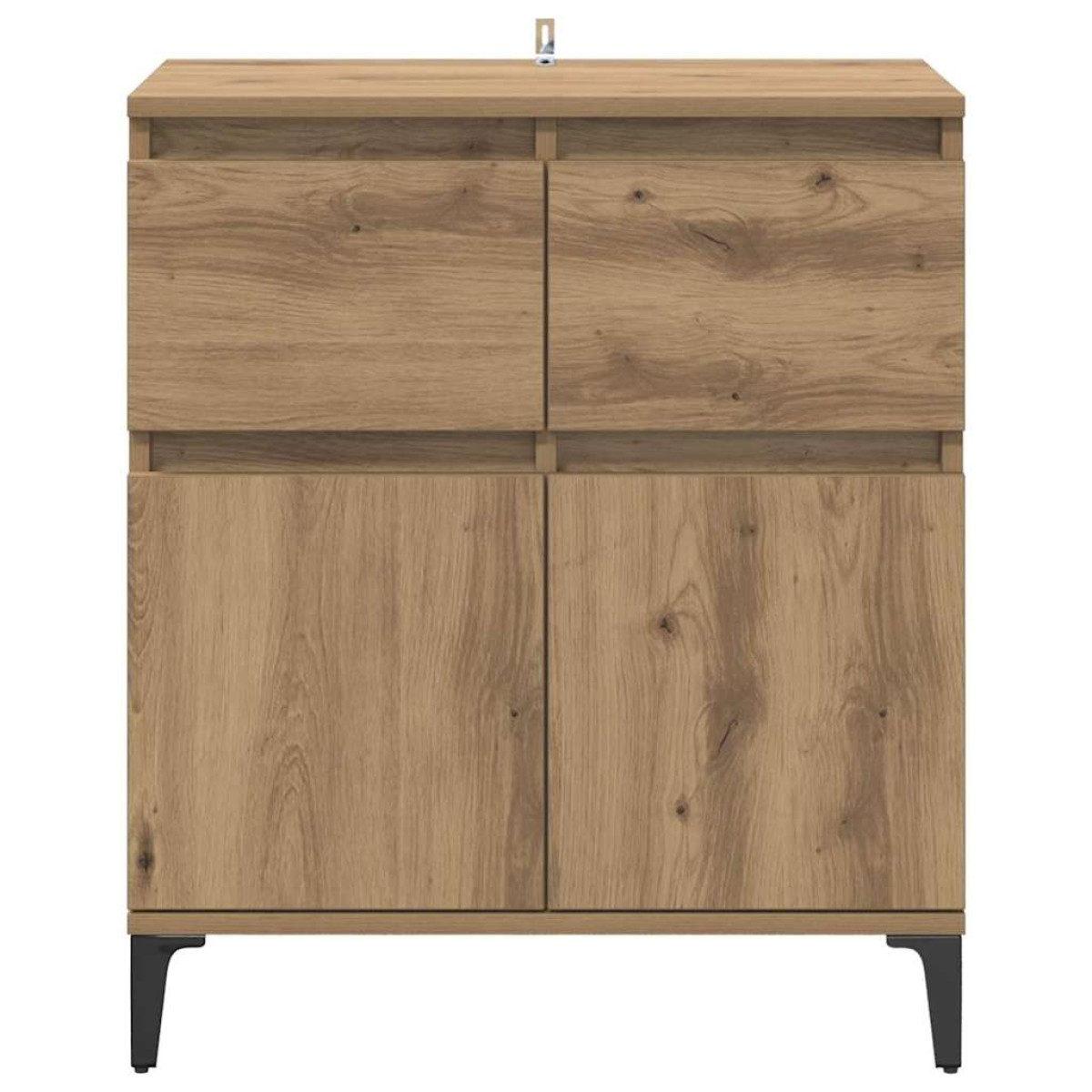 vidaXL Πλαϊνό γραφείο Artisan Oak 60 x 35 x 70 cm