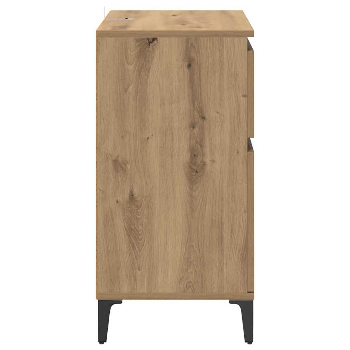 vidaXL Πλαϊνό γραφείο Artisan Oak 60 x 35 x 70 cm