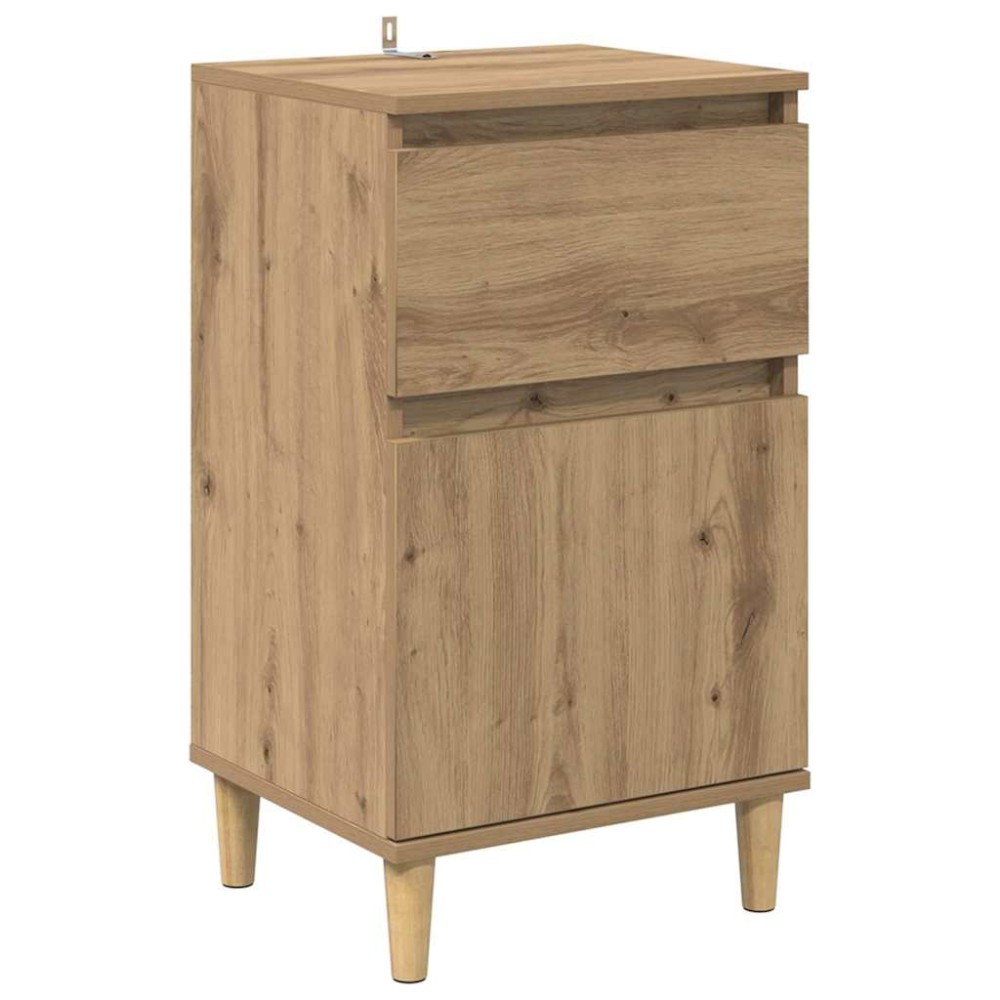 vidaXL Κομοδίνο Artisan Oak 40 x 35 x 70 εκ. Επεξεργασμένο Ξύλο