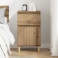 vidaXL Κομοδίνο Artisan Oak 40 x 35 x 70 εκ. Επεξεργασμένο Ξύλο