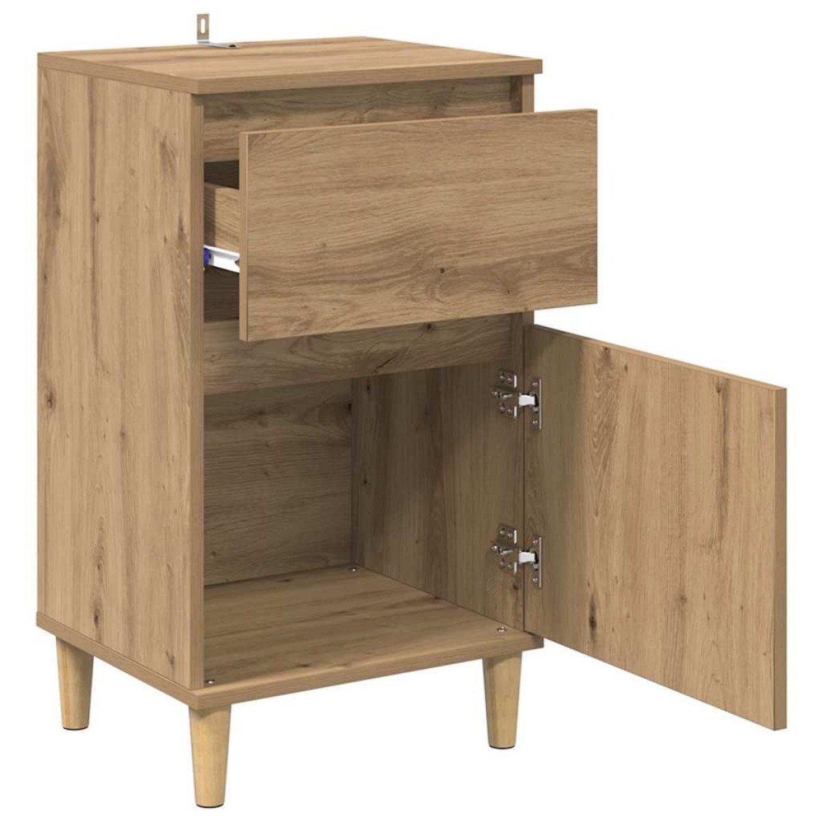 vidaXL Κομοδίνο 2 τεμ. Artisan Oak 40 x 35 x 70 εκ. Επεξεργασμένο Ξύλο