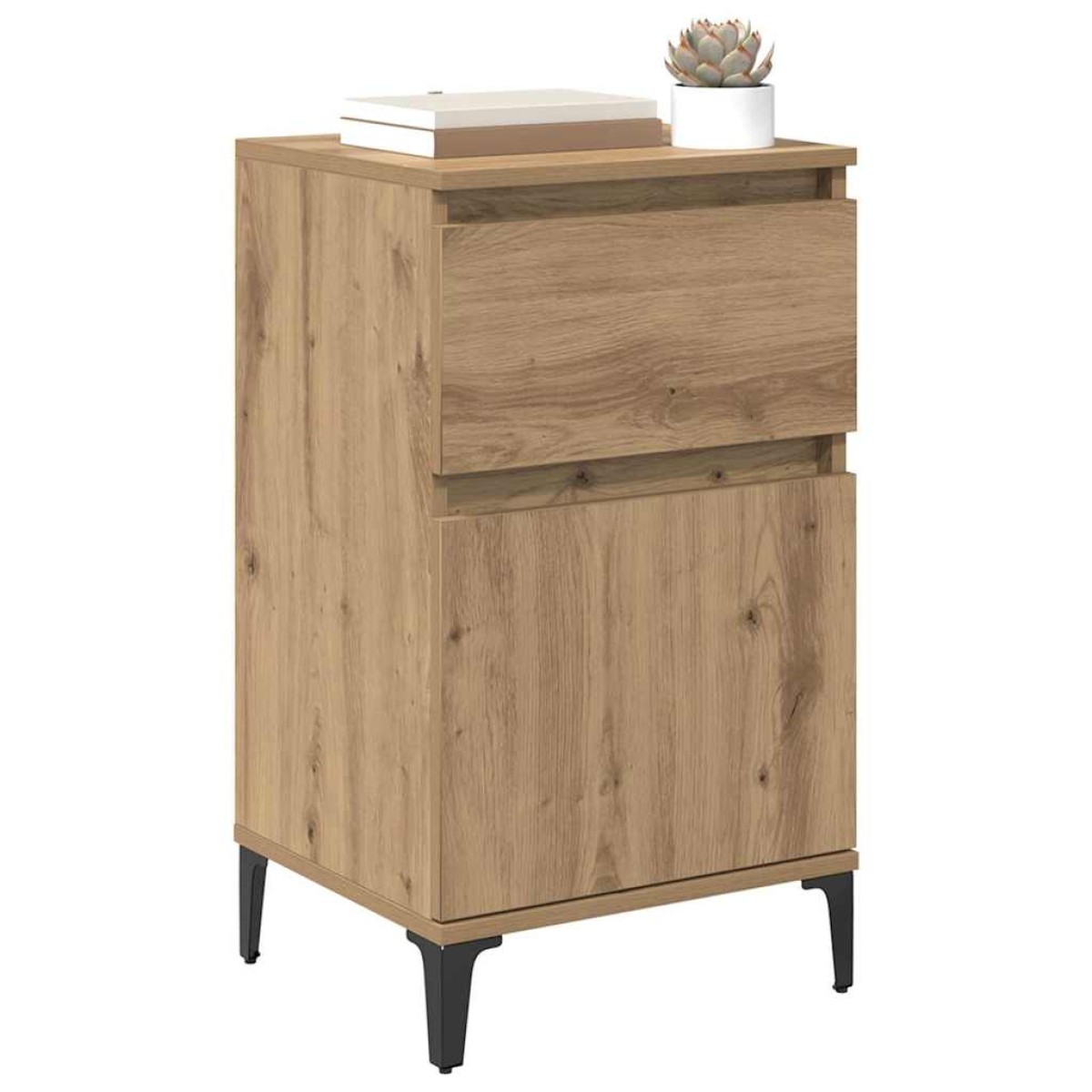 vidaXL Κομοδίνο 2 τμχ. Artisan Oak 40 x 35 x 70 εκ. Επεξεργασμένο Ξύλο