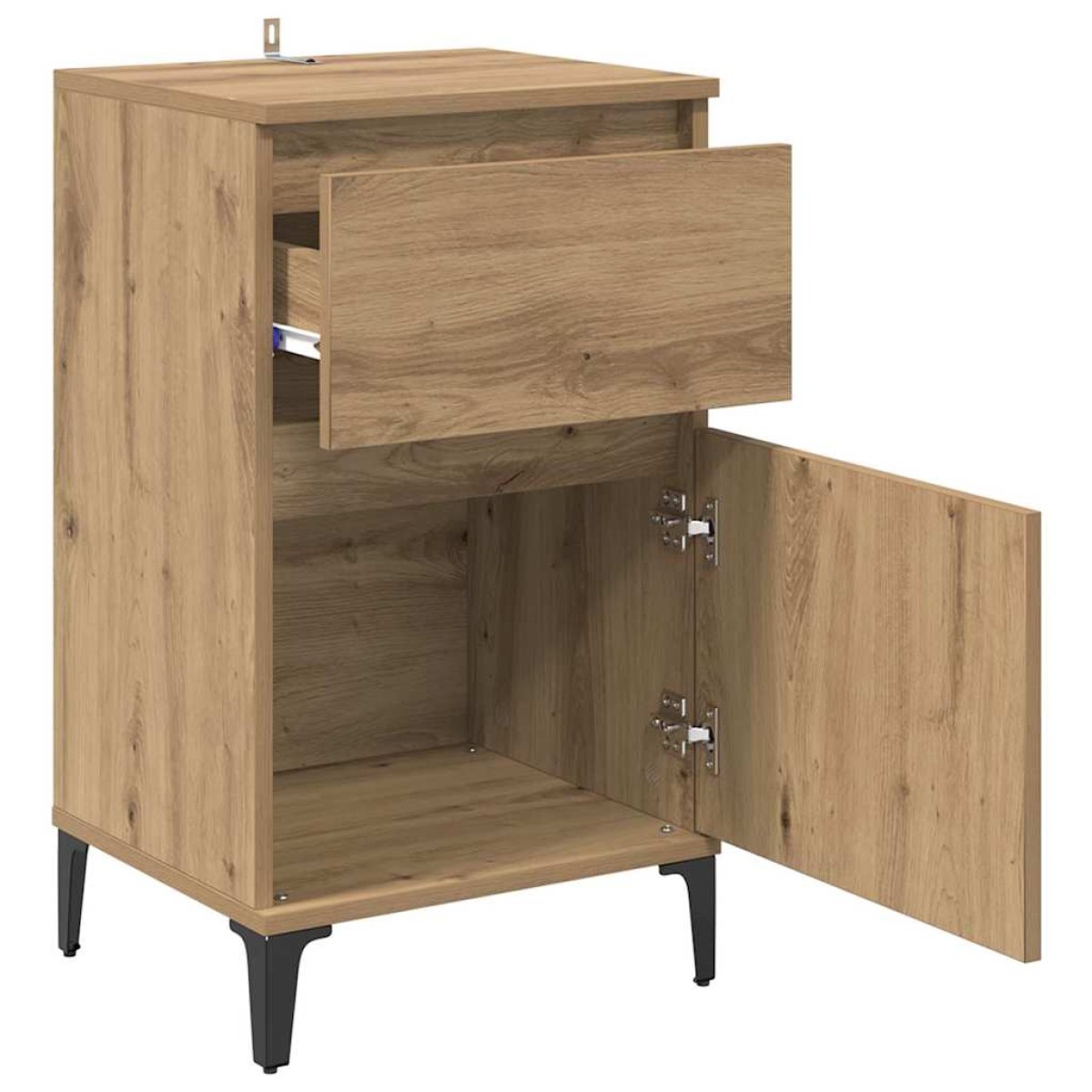 vidaXL Κομοδίνο 2 τμχ. Artisan Oak 40 x 35 x 70 εκ. Επεξεργασμένο Ξύλο