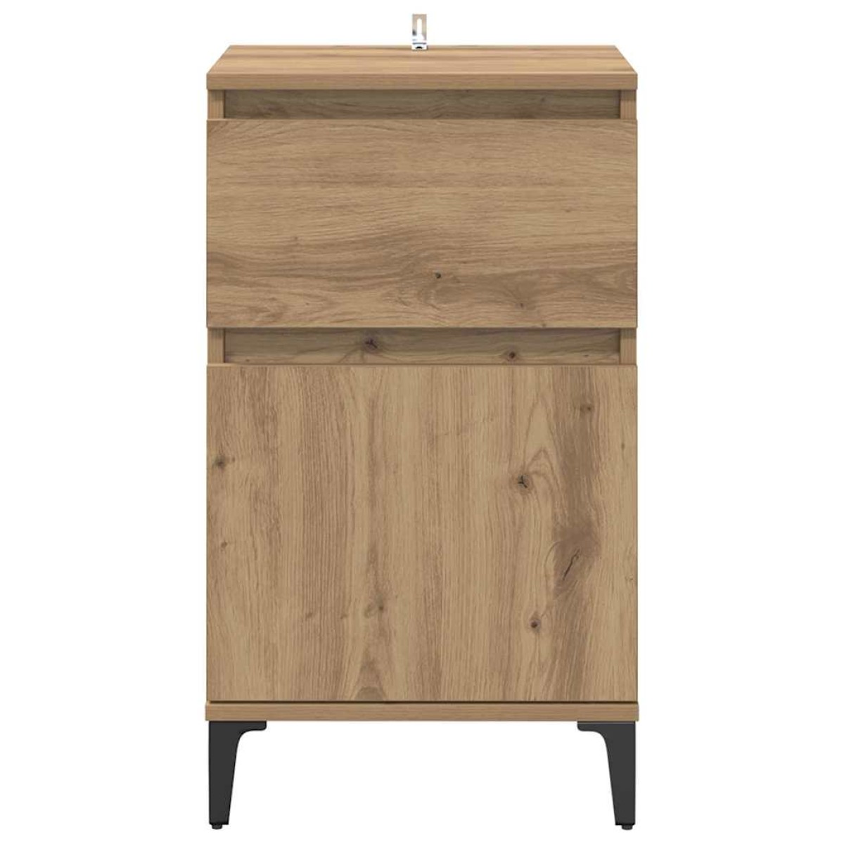 vidaXL Κομοδίνο 2 τμχ. Artisan Oak 40 x 35 x 70 εκ. Επεξεργασμένο Ξύλο