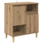 vidaXL Πλαϊνό γραφείο artisan δρυς 35 x 60 x 70 εκ Επεξεργασμένο Ξύλο