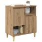 vidaXL Πλαϊνό γραφείο artisan δρυς 35 x 60 x 70 εκ Επεξεργασμένο Ξύλο