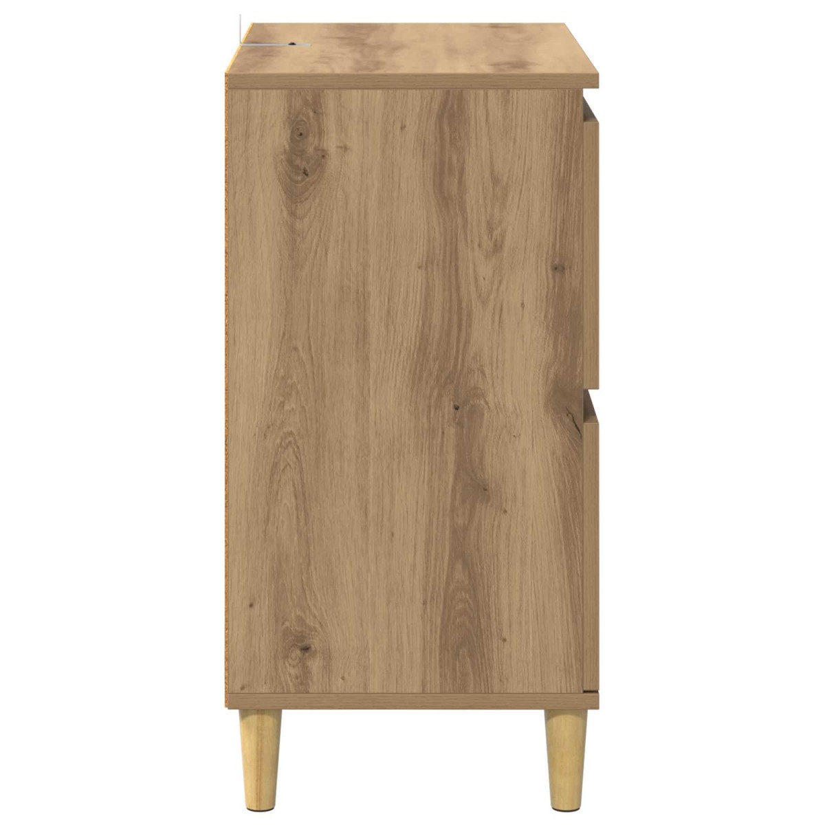 vidaXL Πλαϊνό γραφείο Artisan Oak 60 x 35 x 70 cm Επεξεργασμένο Ξύλο