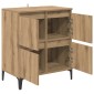 vidaXL Πλαϊνό γραφείο Artisan Oak 60 x 35 x 70 cm