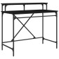 vidaXL Γραφείο Μαύρη Οξυά 100 x 50 x 90 cm Επεξεργασμένο Ξύλο