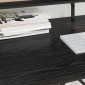 vidaXL Γραφείο Μαύρη Οξυά 100 x 50 x 90 cm Επεξεργασμένο Ξύλο