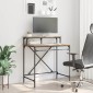 vidaXL Γραφείο Artisan Oak 80 x 50 x 90 cm Επεξεργασμένο Ξύλο