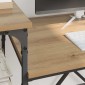 vidaXL Γραφείο Artisan Oak Επεξεργασμένο Ξύλο 105 x 50 x 90 cm