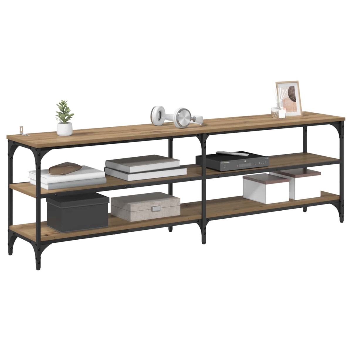 vidaXL Ντουλάπι TV 160 x 30 x 50 εκ Artisan Oak