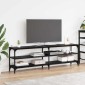 vidaXL Ντουλάπι TV Μαύρη Οξυά 160 x 30 x 50 εκ