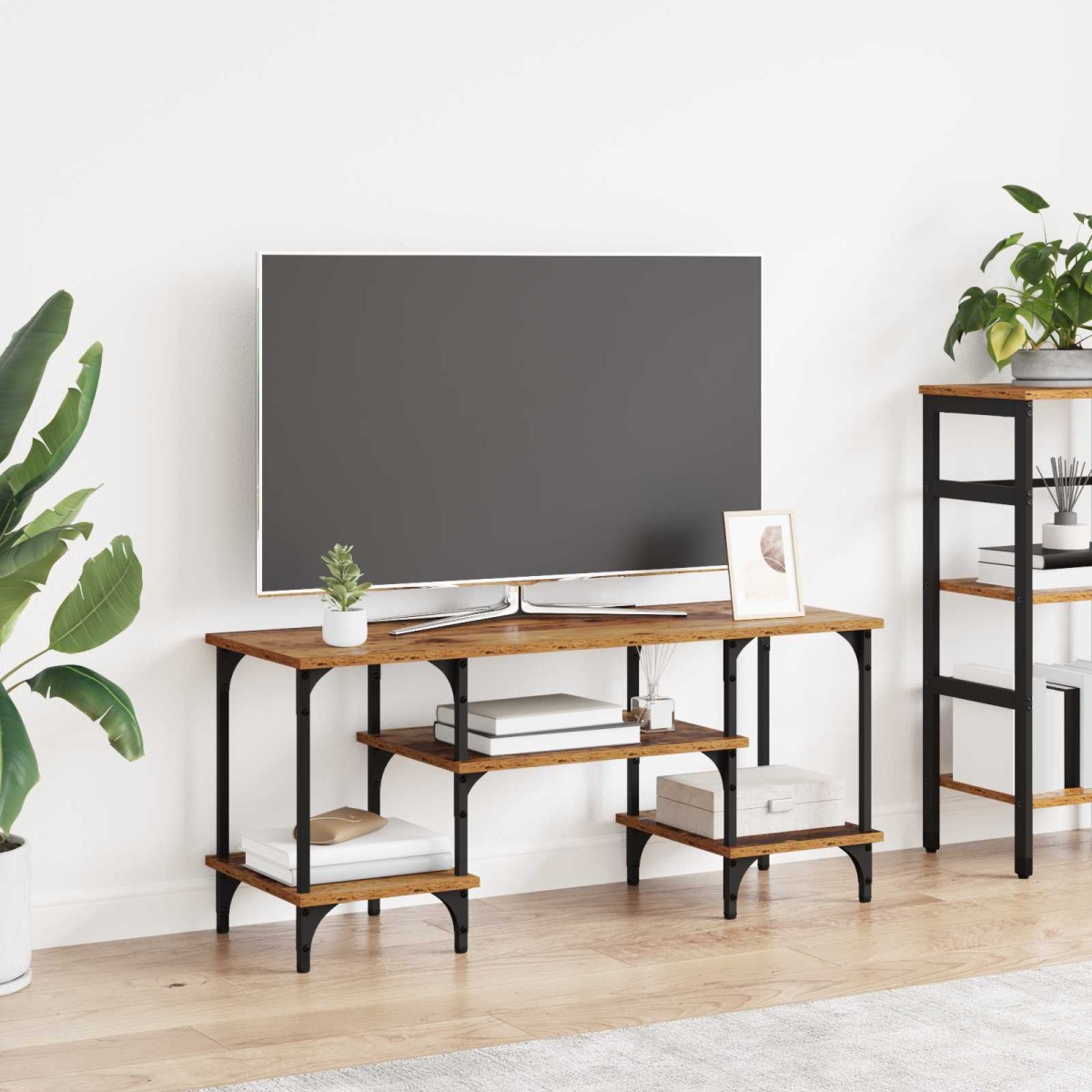 vidaXL Ντουλάπι TV Παλιό Ξύλο 102 x 35 x 45,5 εκ