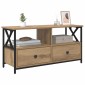 vidaXL Ντουλάπι TV 90 x 33 x 45 εκ Artisan Oak