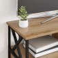 vidaXL Ντουλάπι TV 90 x 33 x 45 εκ Artisan Oak