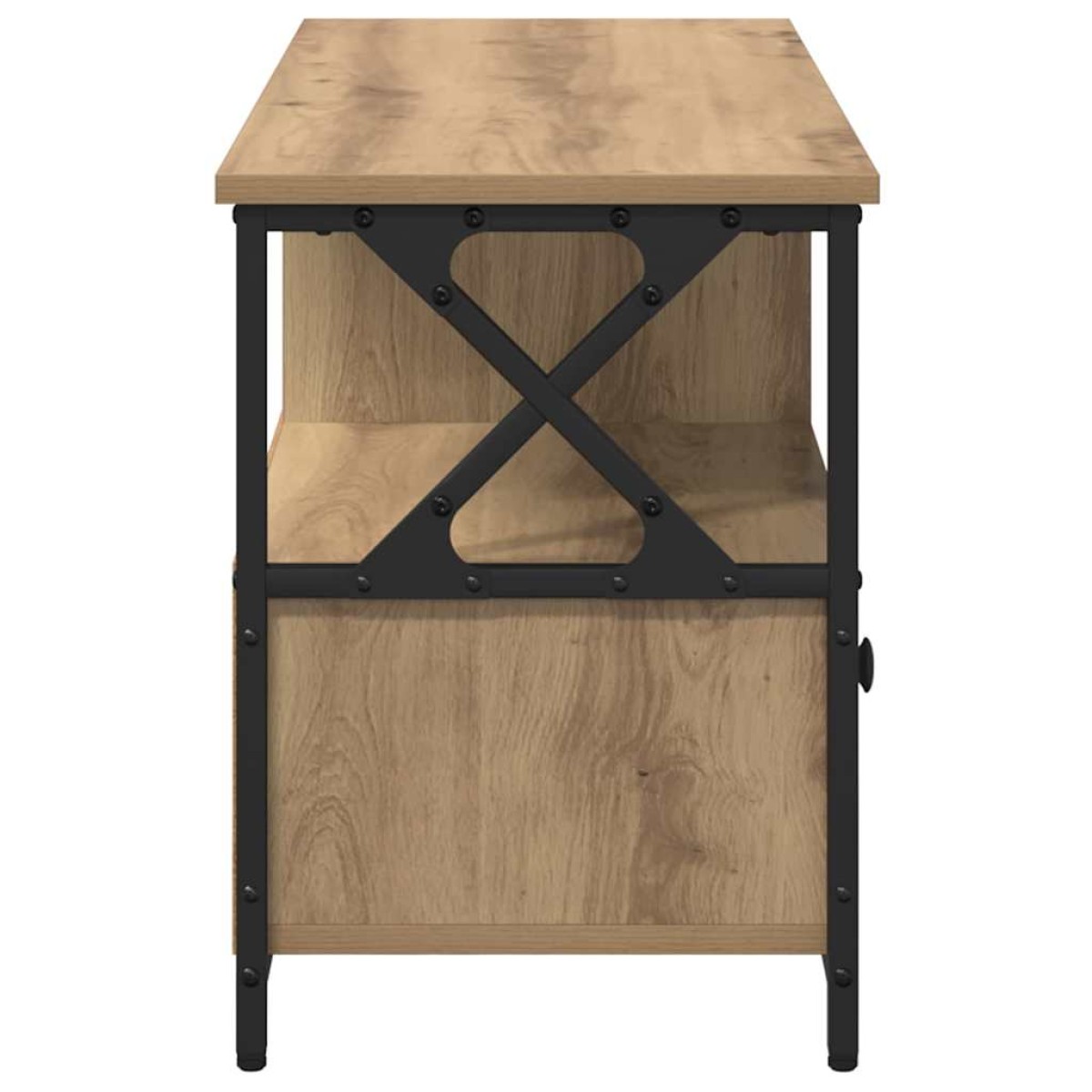 vidaXL Ντουλάπι TV 90 x 33 x 45 εκ Artisan Oak