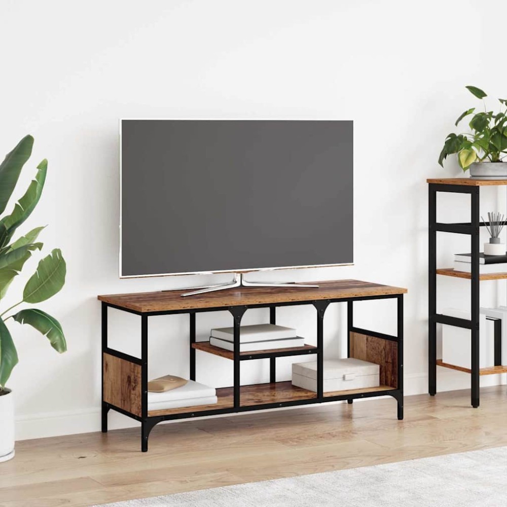 vidaXL Ντουλάπι TV Παλιό Ξύλο 100 x 35 x 45 εκ.