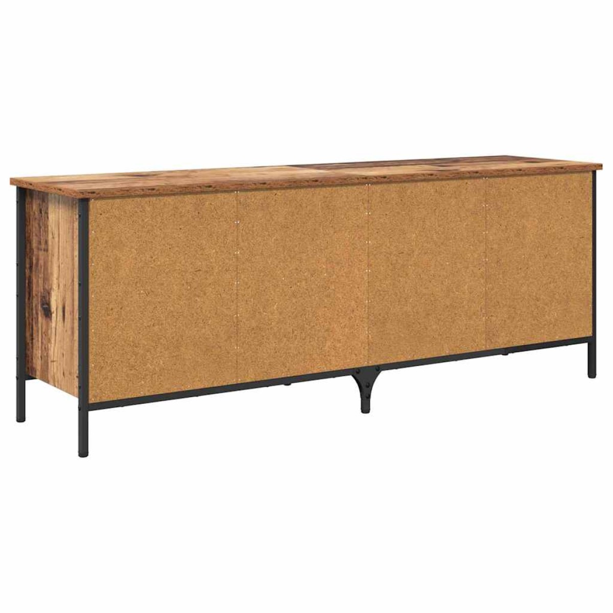 vidaXL Ντουλάπα Παπουτσιών με ράφι Παλιό Ξύλο 131 x 35 x 50 εκ