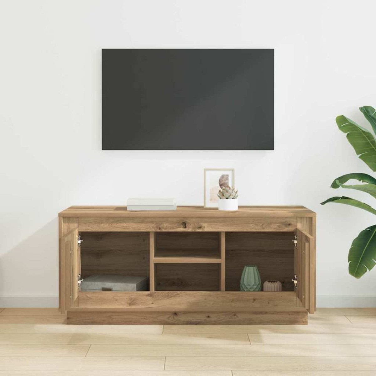 vidaXL Ντουλάπι TV 102 x 35 x 45 εκ. Artisan Oak Επεξεργασμένο Ξύλο
