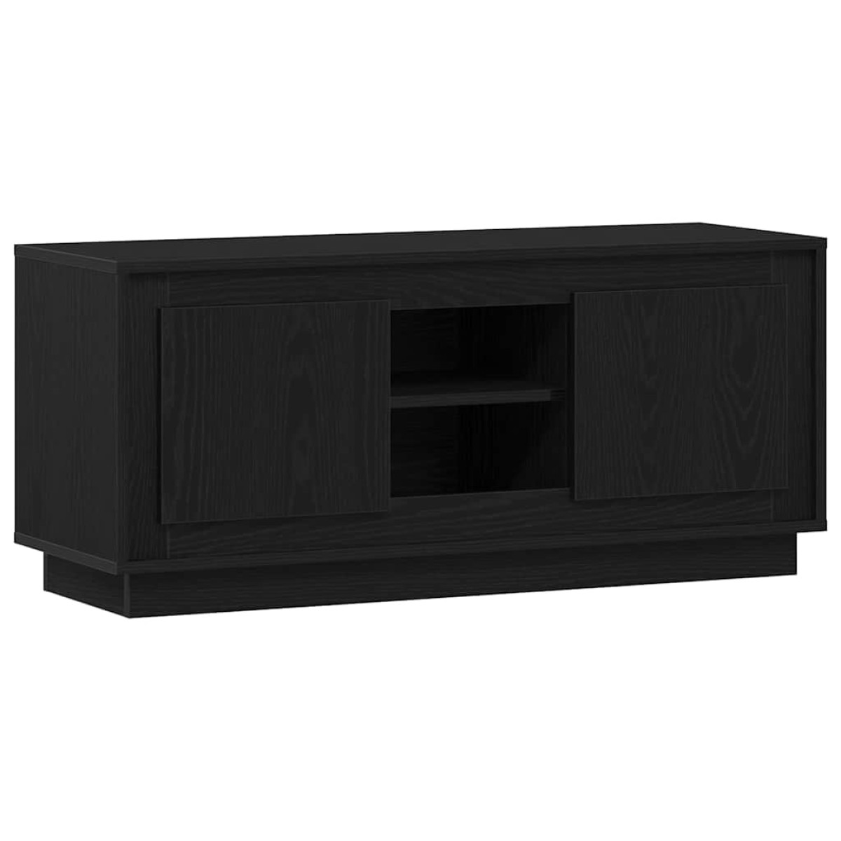 vidaXL Ντουλάπι TV 102 x 35 x 45 εκ. Μαύρη Οξυά Επεξεργασμένο Ξύλο
