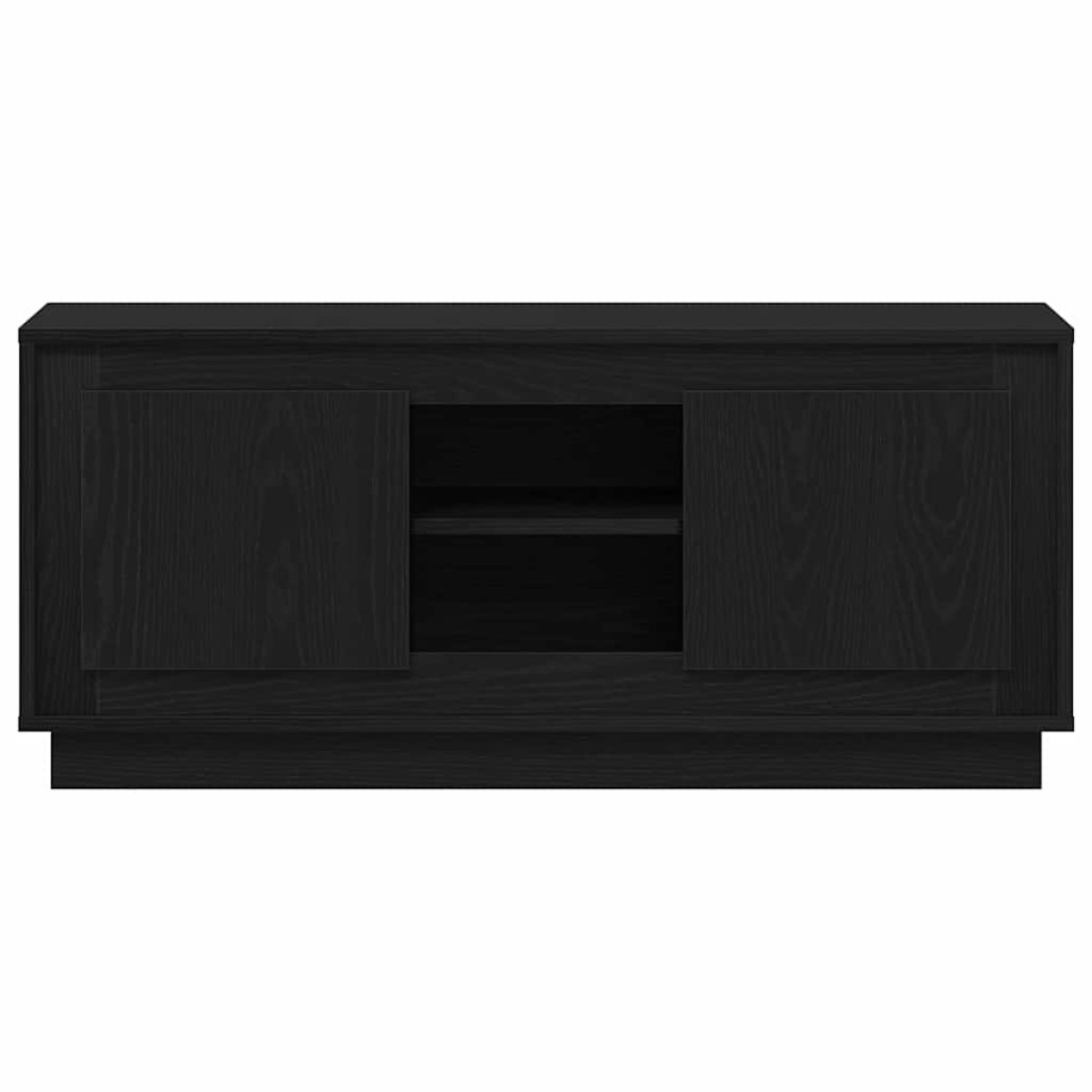 vidaXL Ντουλάπι TV 102 x 35 x 45 εκ. Μαύρη Οξυά Επεξεργασμένο Ξύλο