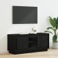 vidaXL Ντουλάπι TV 102 x 35 x 45 εκ. Μαύρη Οξυά Επεξεργασμένο Ξύλο
