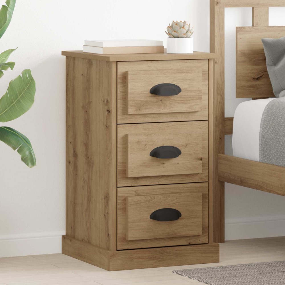 vidaXL Κομοδίνο Artisan Oak 39 x 39 x 67,5 εκ. Επεξεργασμένο Ξύλο
