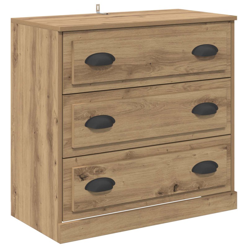 vidaXL Πλαϊνό γραφείο Artisan Oak 70 x 35,5 x 67,5 εκ.