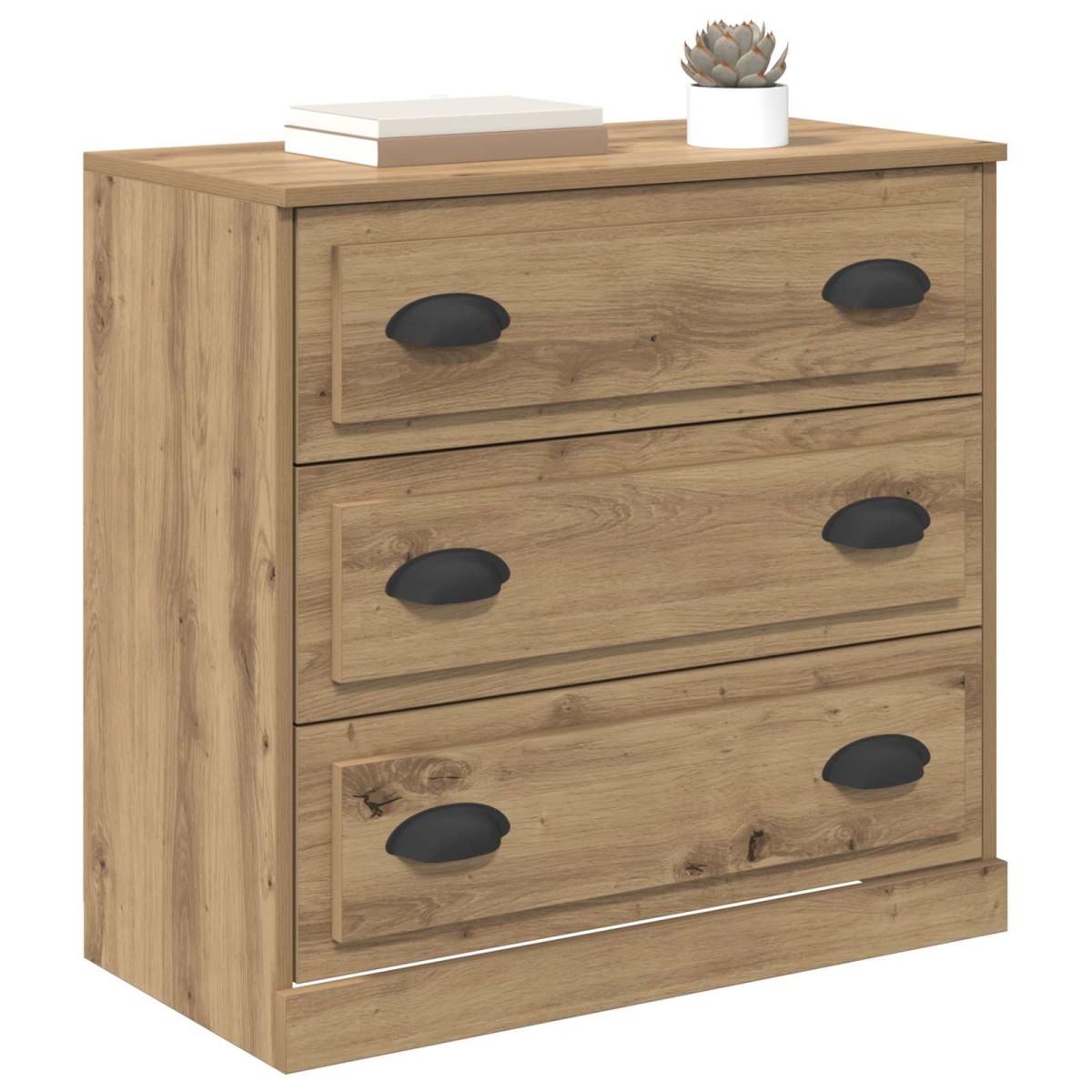 vidaXL Πλαϊνό γραφείο Artisan Oak 70 x 35,5 x 67,5 εκ.