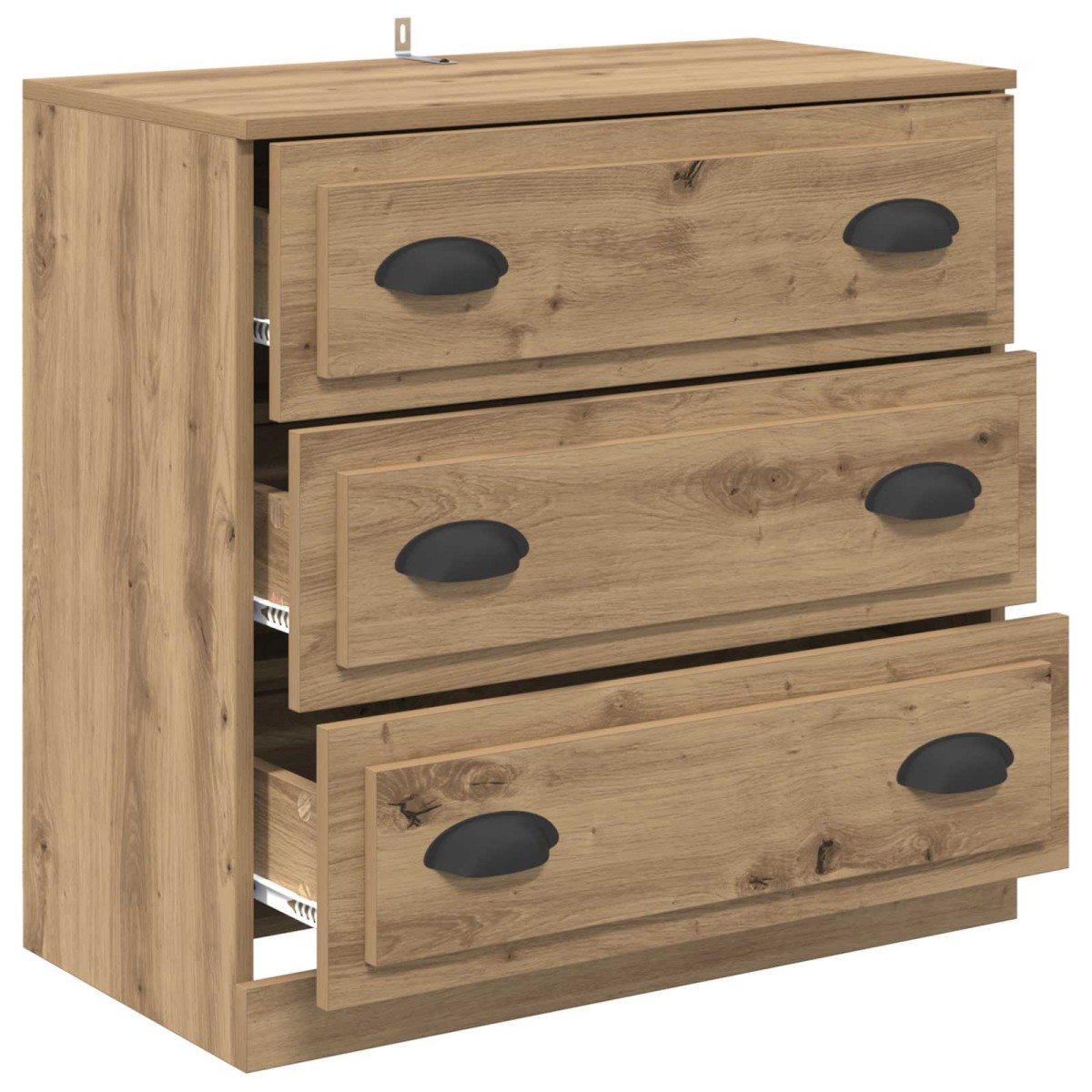vidaXL Πλαϊνό γραφείο Artisan Oak 70 x 35,5 x 67,5 εκ.