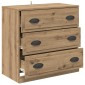 vidaXL Πλαϊνό γραφείο Artisan Oak 70 x 35,5 x 67,5 εκ.