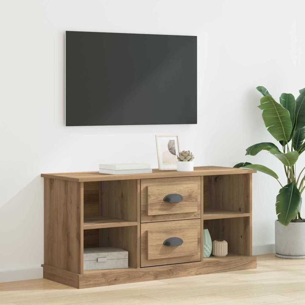 vidaXL Ντουλάπι TV 99,5 x 35,5 x 48 εκ. Artisan Oak Επεξεργασμένο Ξύλο