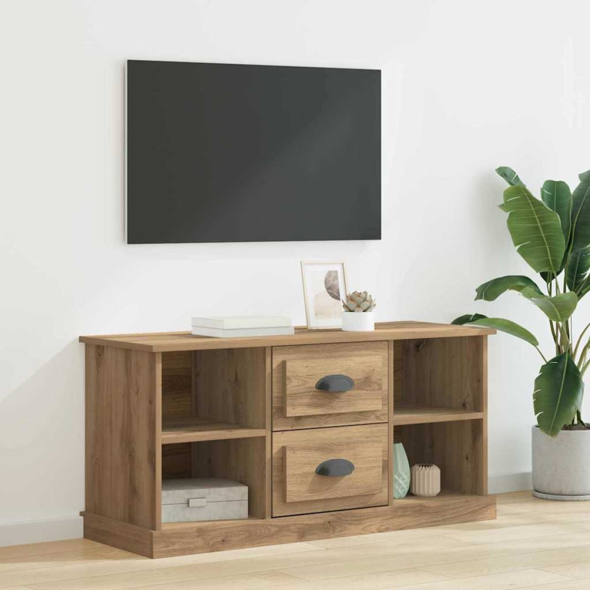 vidaXL Ντουλάπι TV 99,5 x 35,5 x 48 εκ. Artisan Oak Επεξεργασμένο Ξύλο