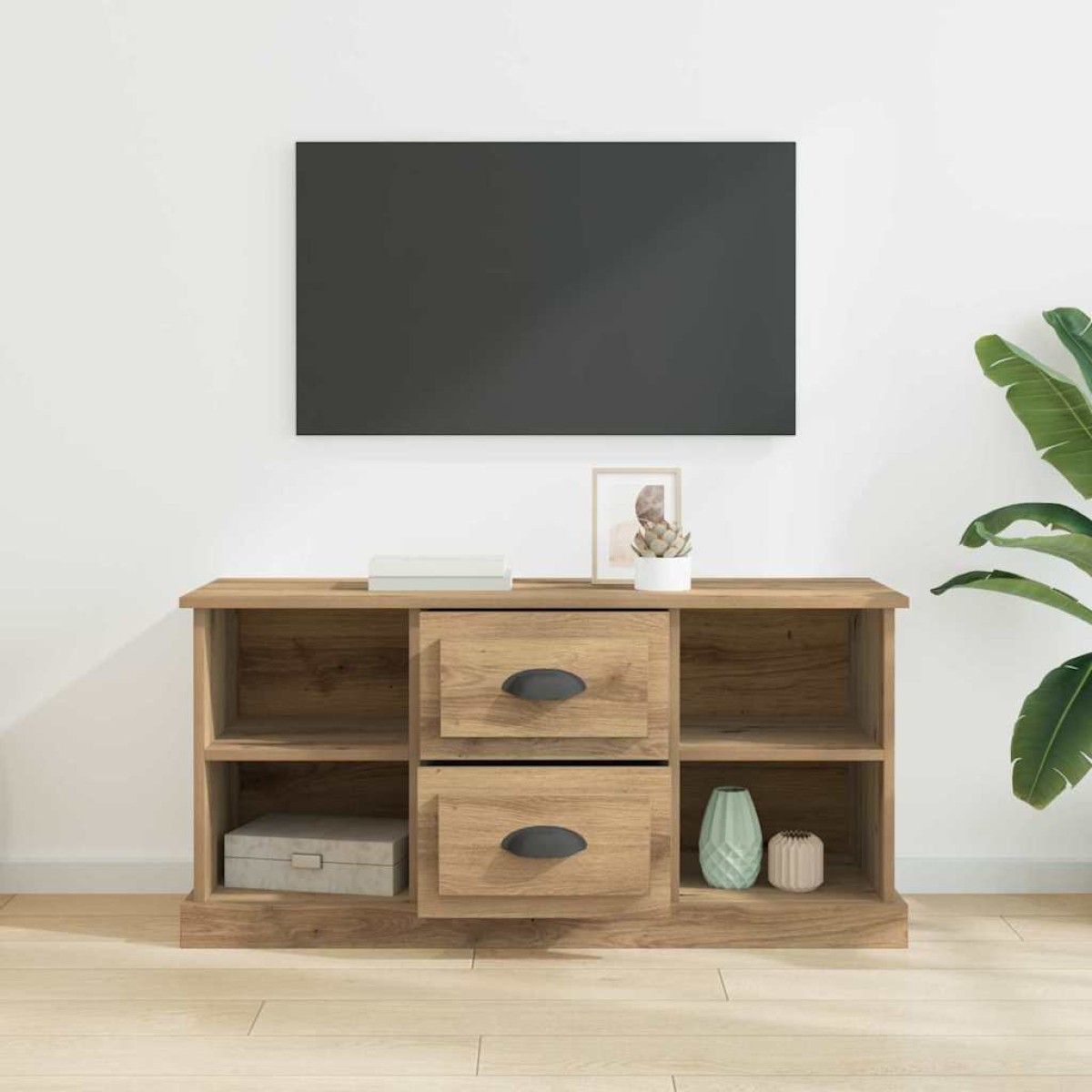 vidaXL Ντουλάπι TV 99,5 x 35,5 x 48 εκ. Artisan Oak Επεξεργασμένο Ξύλο