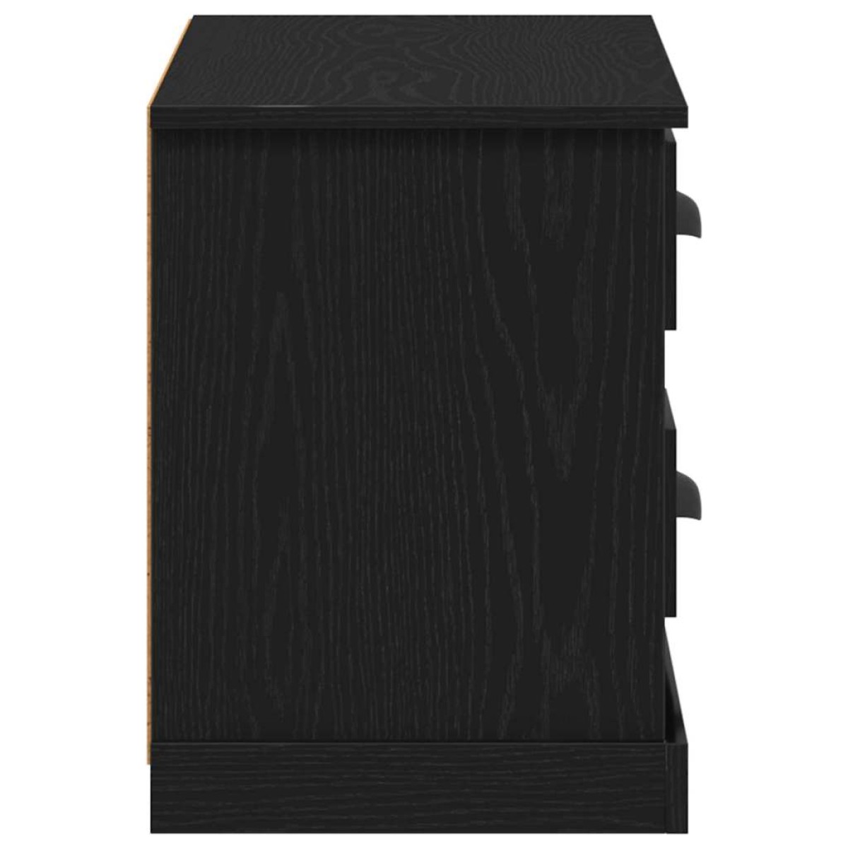 vidaXL Ντουλάπι TV 99,5 x 35,5 x 48 εκ. Μαύρη Οξυά Επεξεργασμένο Ξύλο