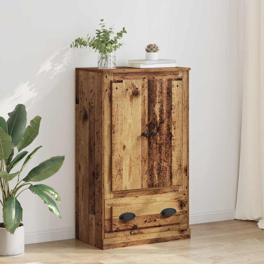 vidaXL Highboard Παλιό Ξύλο 60 x 35,5 x 103,5 εκ. Επεξεργασμένο Ξύλο