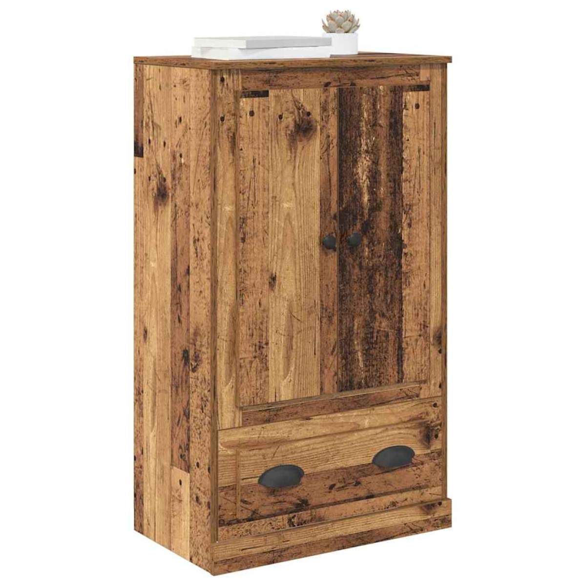 vidaXL Highboard Παλιό Ξύλο 60 x 35,5 x 103,5 εκ. Επεξεργασμένο Ξύλο