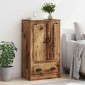 vidaXL Highboard Παλιό Ξύλο 60 x 35,5 x 103,5 εκ. Επεξεργασμένο Ξύλο