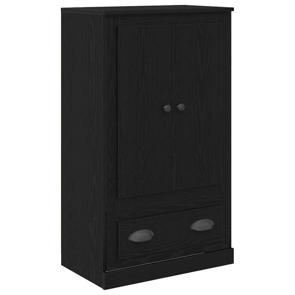 vidaXL Highboard Μαύρη Οξυά 60 x 35,5 x 103,5 εκ. Επεξεργασμένο Ξύλο