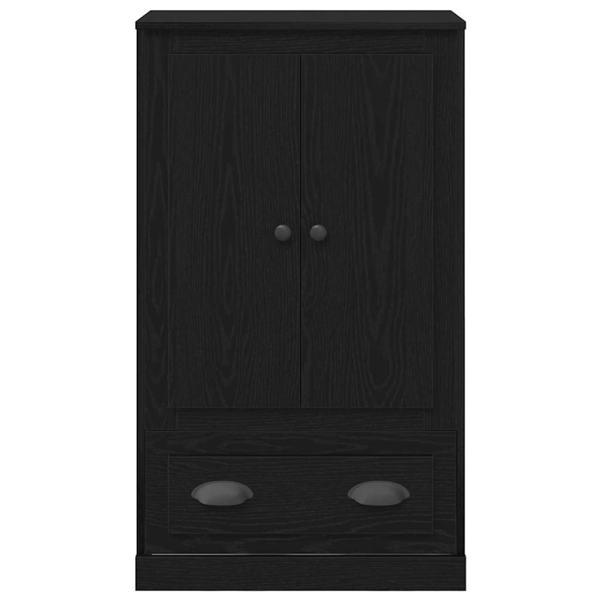 vidaXL Highboard Μαύρη Οξυά 60 x 35,5 x 103,5 εκ. Επεξεργασμένο Ξύλο